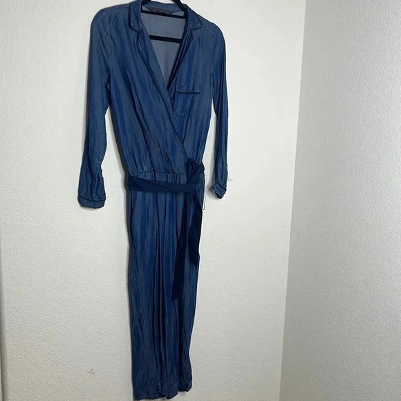 Zara | Pajama Style Jumpsuit | Sz S - Picture 6 of 10